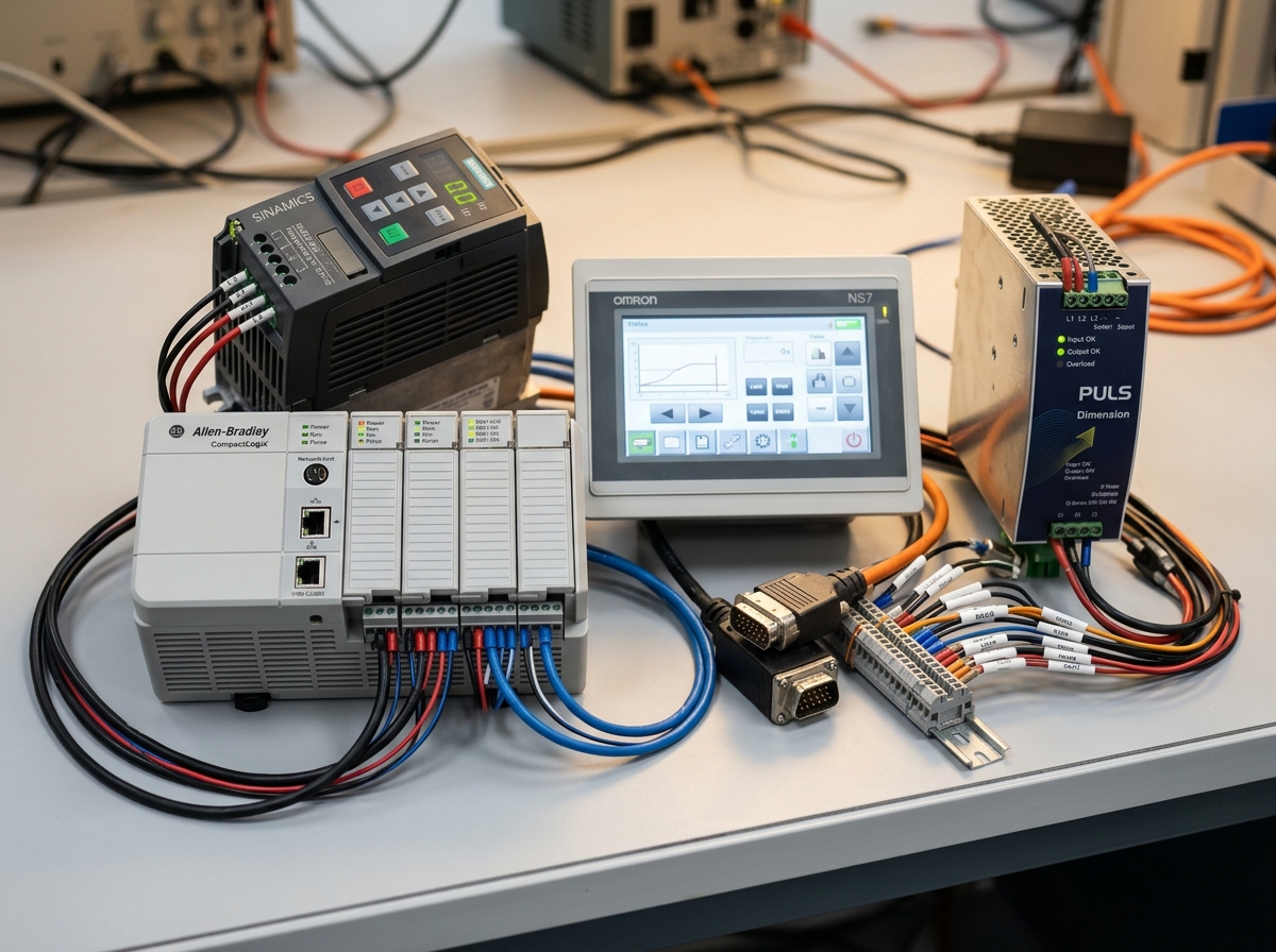 Electrical products — Industrial electrical components including drives, PLCs, HMIs, and connectivity solutions.