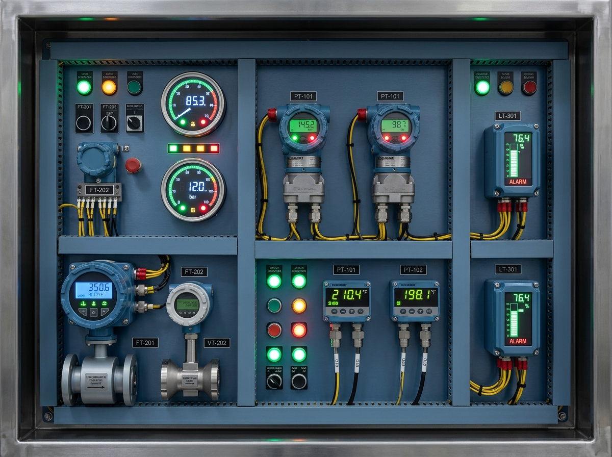 Instrumentation products — Complete range of sensors, transmitters, meters, and analyzers for process measurement and control.